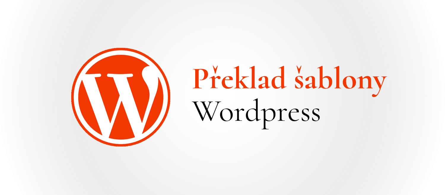 Překlad šablony pro Wordpress