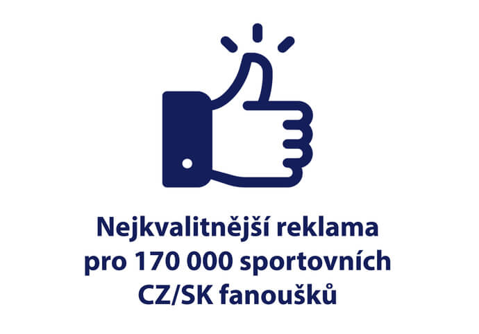 Sdílení reklamy pro 170k sportovních fanoušků na FB. Kvalita