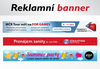 Statický reklamní banner