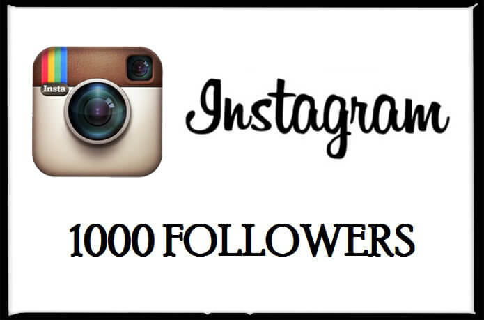 1000 Instagram followerů na Váš profil