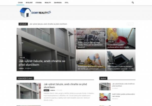 Publikujeme Váš PR článek na webu DomyReality.cz