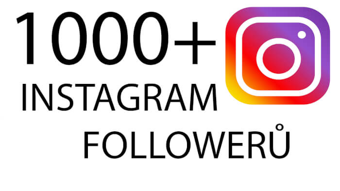 1000+ Instagram followerů
