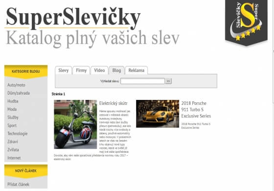 PR články v blogu pro vás u nás na superslevicky.cz