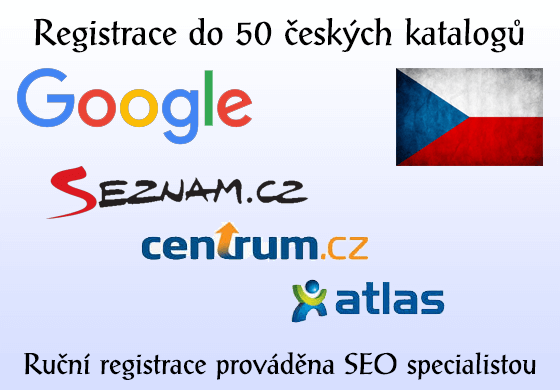 Ruční registrace do kvalitních českých katalogů