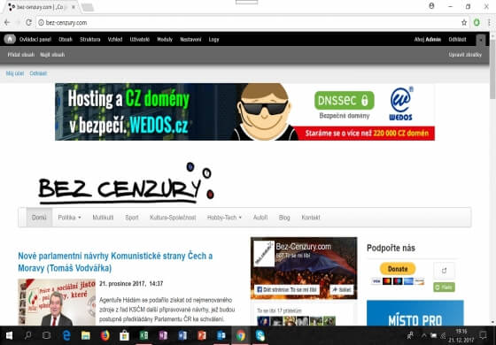 Nabídka reklamní plochy pro banner