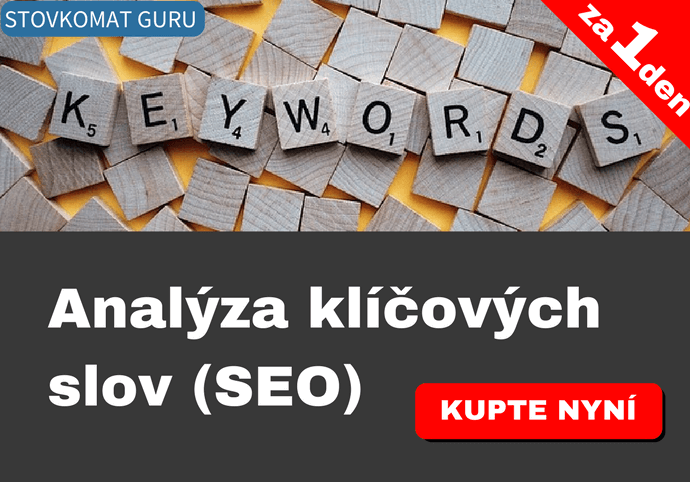 Analýza klíčových slov - SEO analýza - pro marketingový účel