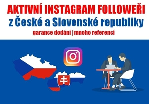 Dodám reálné sledující z CZ/SK | INSTAGRAM