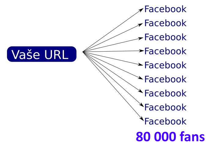 Vložení Vašeho odk. na facebook stránky s více 80 000 liků