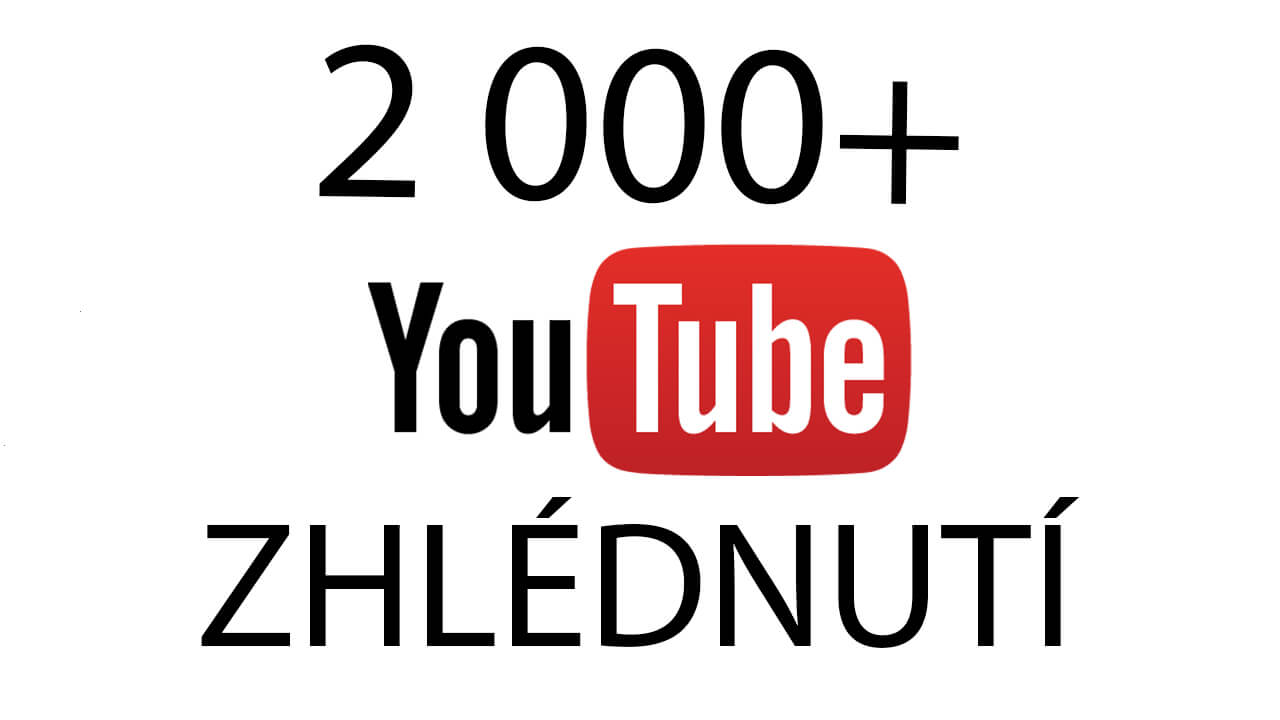 1 000+ Youtube zhlédnutí