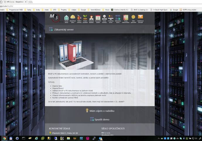 webaplikace na zakázku