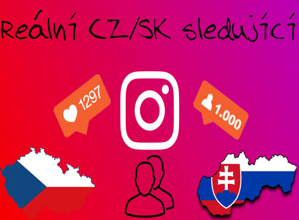 750 Nových reálných CZ/SK sledujícíh + Lajky zdarma!