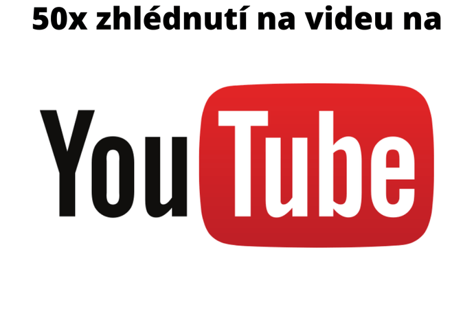 50x zhlédnutí videa na youtube od  Českých uživatelů