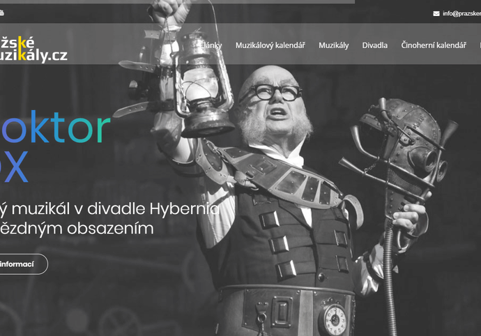 Reklamní kampaň na webu PražskéMuzikály.cz - DR35