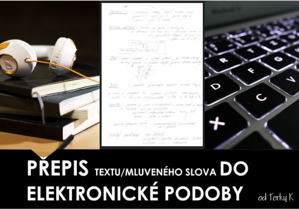 Přepis textu/mluveného slova