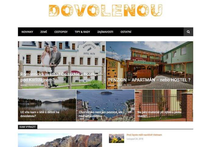Publikace na Dovolenou.eu