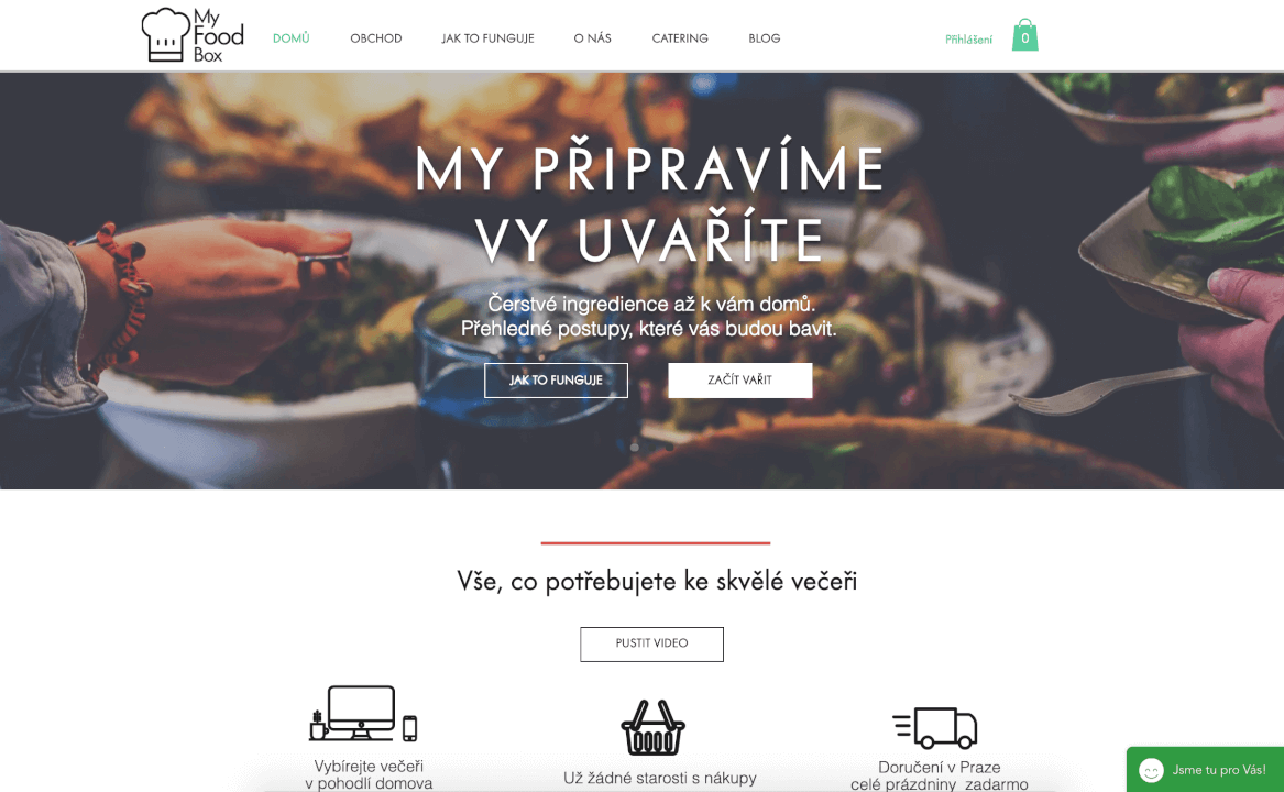 Tvorba webu na Wix.com