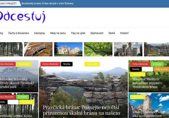 Publikace na Odcestuj.sk