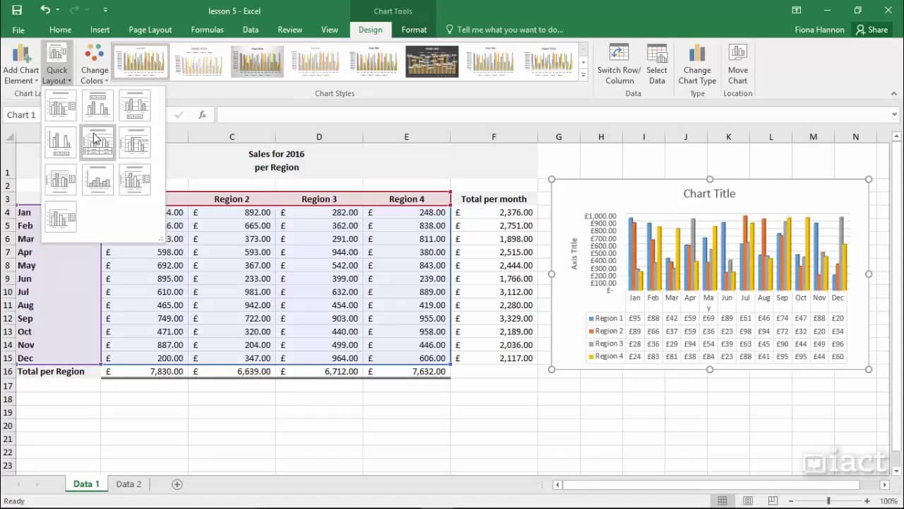 Práce s Excelem