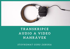 Transkripce mp3 či videa (titulkování)