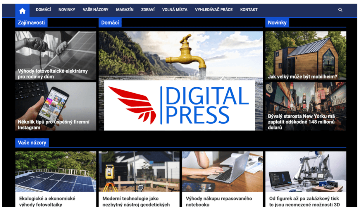 Trvalý zpětný odkaz na Digital-Press.cz s vysokým DR 48