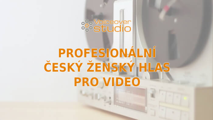 Voiceover pro vaše video! Profesionální český ženský hlas