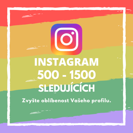 500 až 1500 sledujících na Instagramu