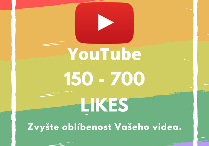 150 až 700 likes pro Vaše video na YouTube