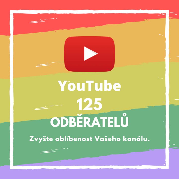 125 odběratelů pro Váš účet na YouTube