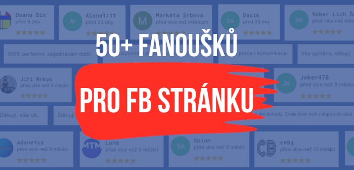 50+ (CZ/SK) fanoušků pro fb stránku