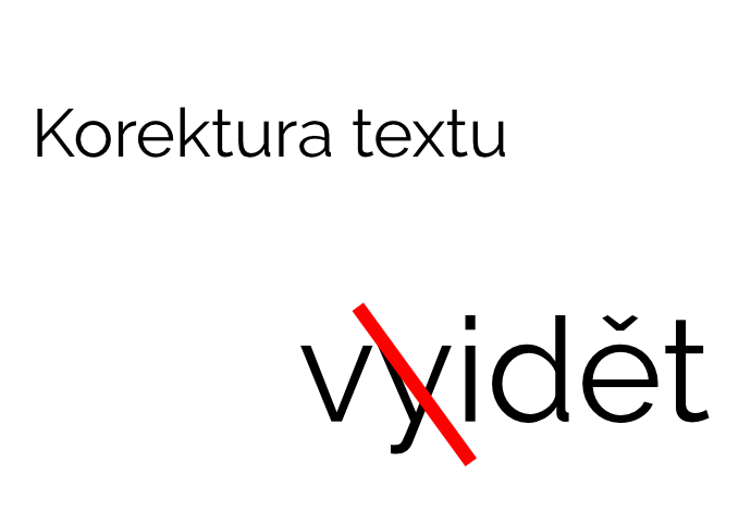 Korektura českého textu 4 NS