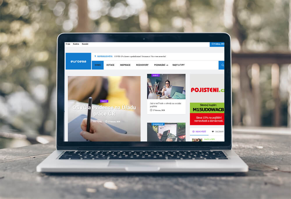 Zpětný odkaz z webu Euroesa.com