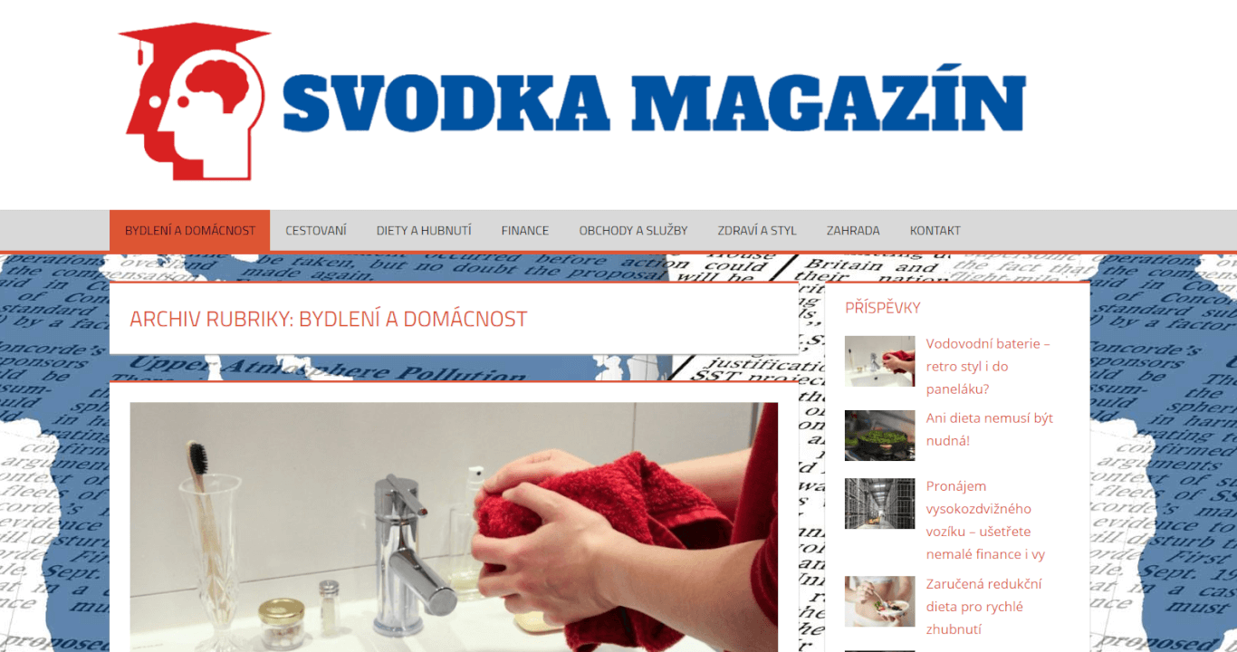 Publikace článku na magazínu svodka.cz