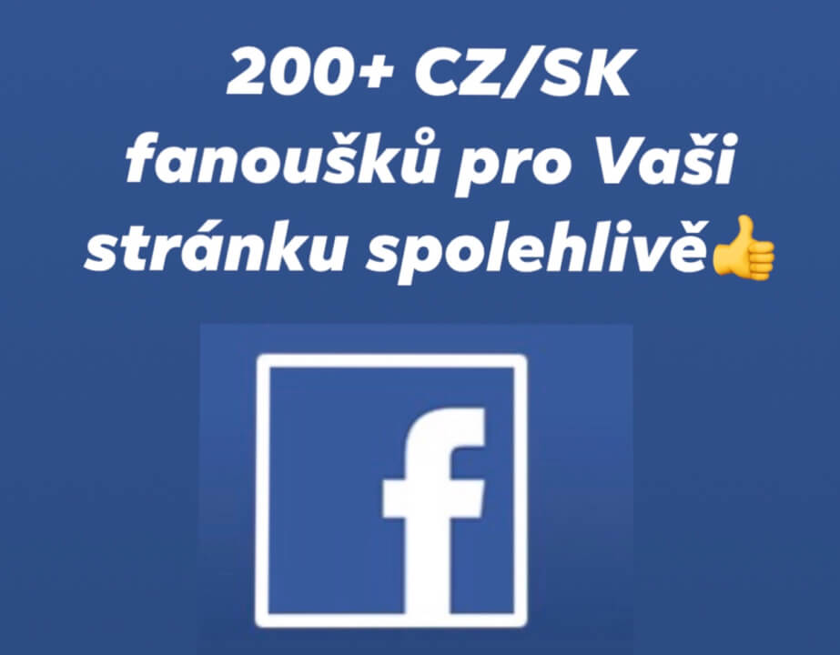 Fanoušci na Facebook stránku kvalitně CZ/SK