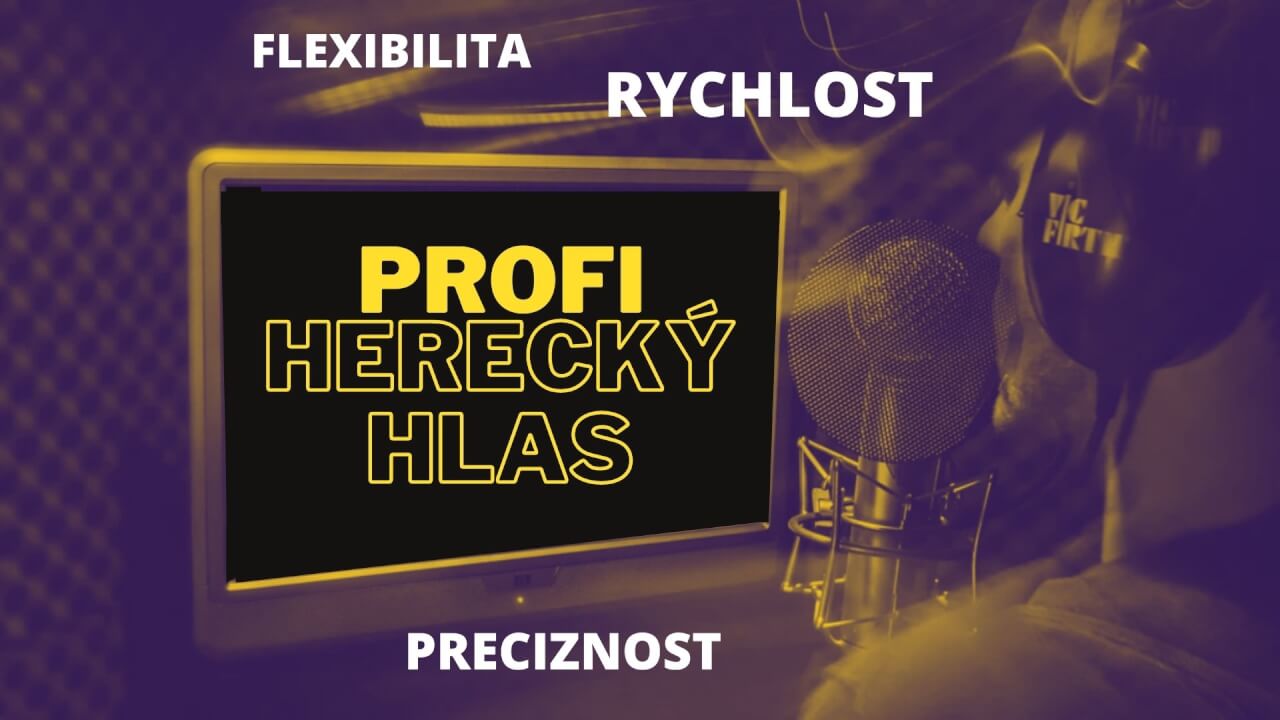 Profi herec - voice over / komentář / dabing / zpěv
