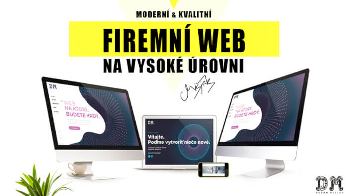Moderní a kvalitní FIREMNÍ WEB na vysoké úrovni