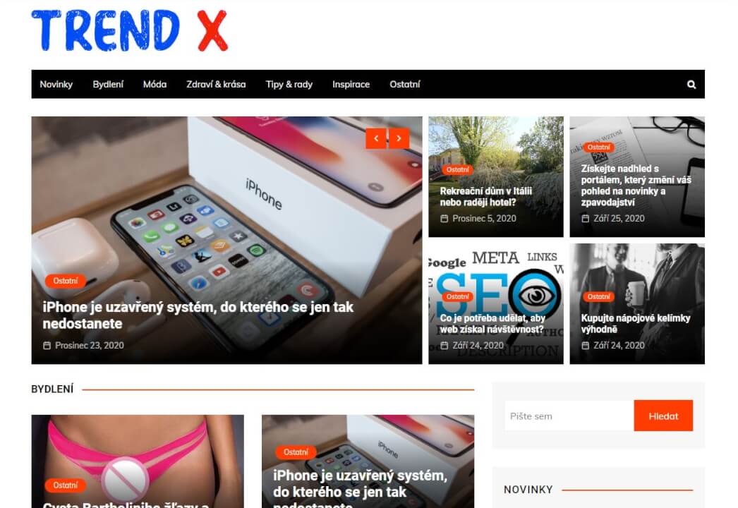 Publikace na Trend-x.eu