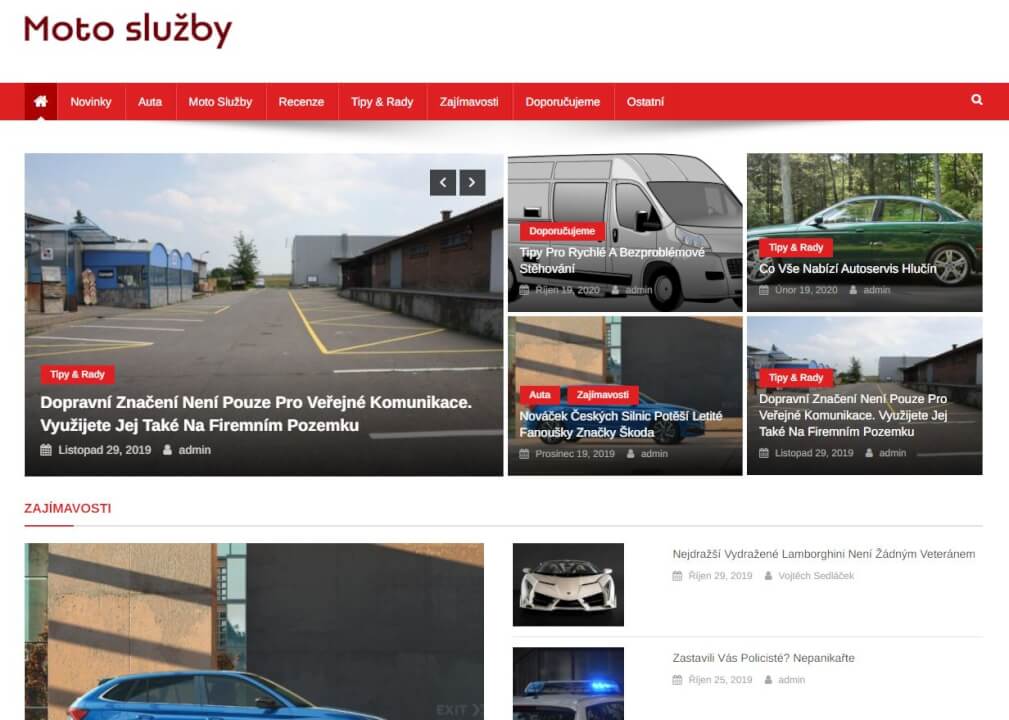 Publikace na Motosluzby.eu