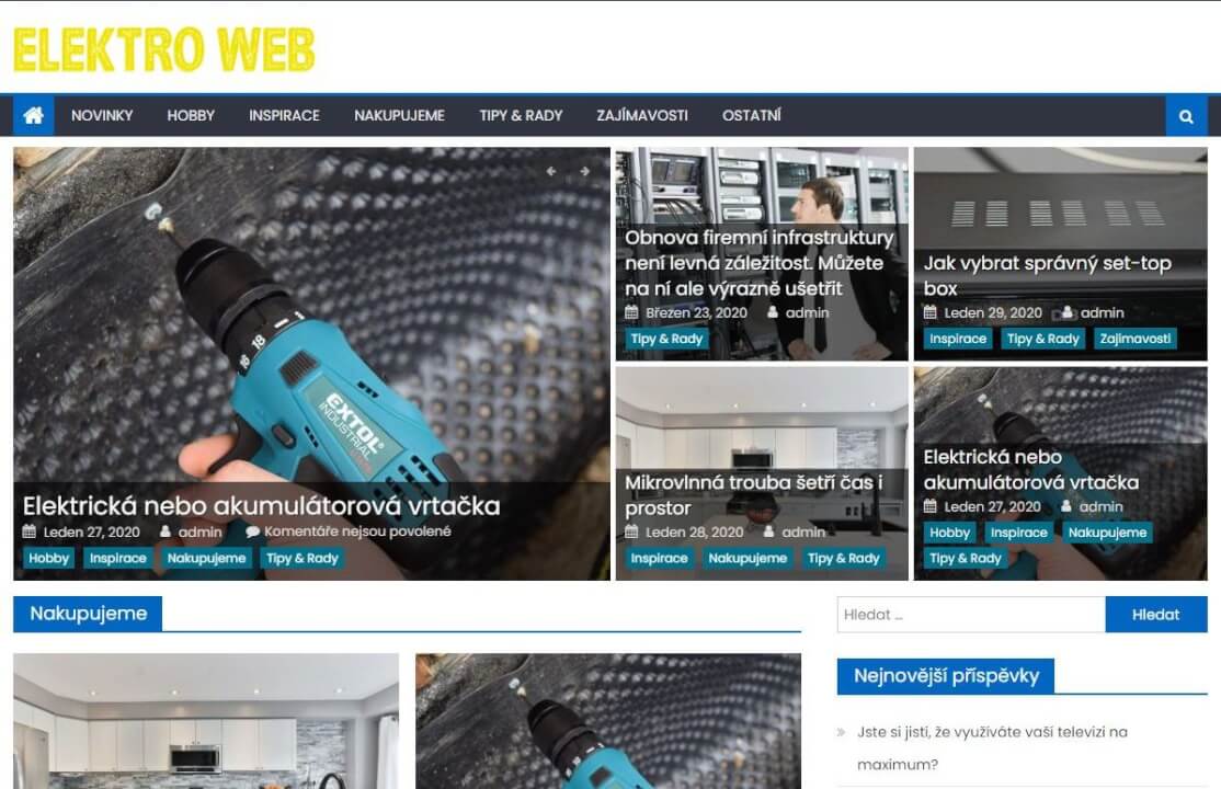 Publikace na Elektro-web.eu