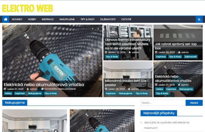 Publikace na Elektro-web.eu