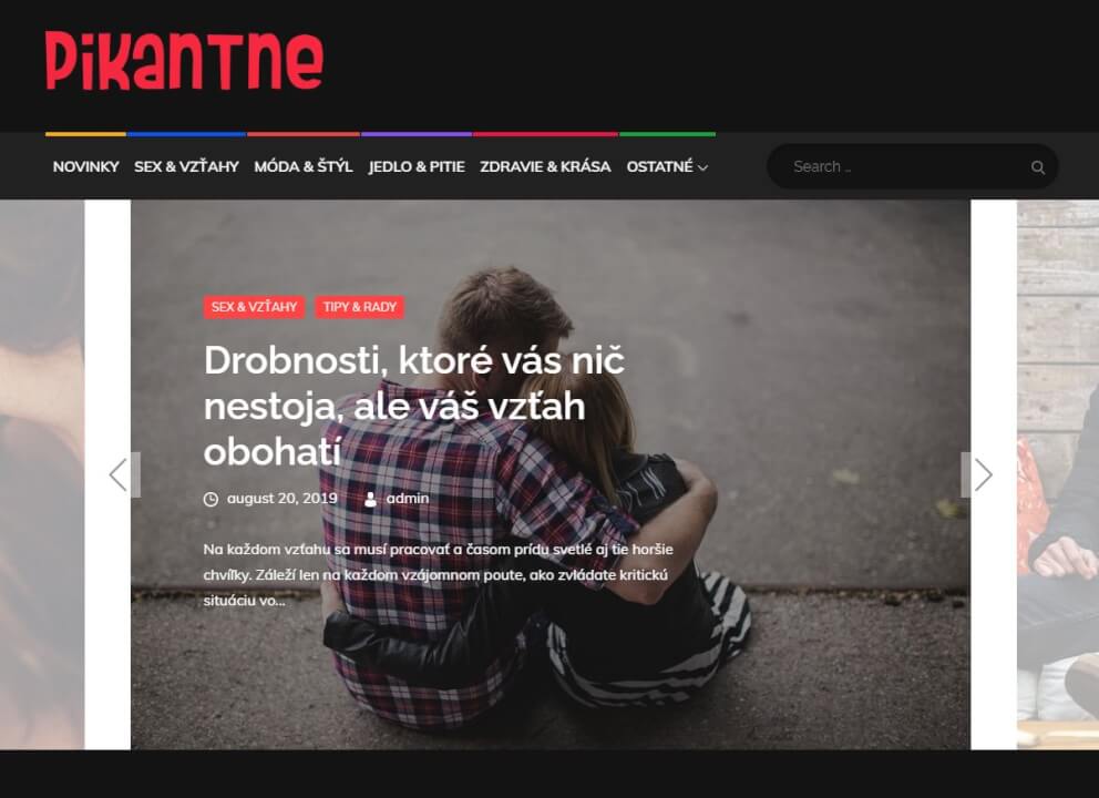 Publikace na Pikantne.sk