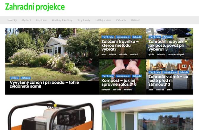 Publikace na Zahradniprojekce.cz
