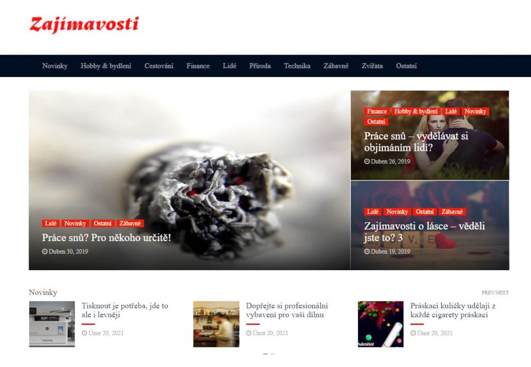 Publikace na Zajimavosti.net