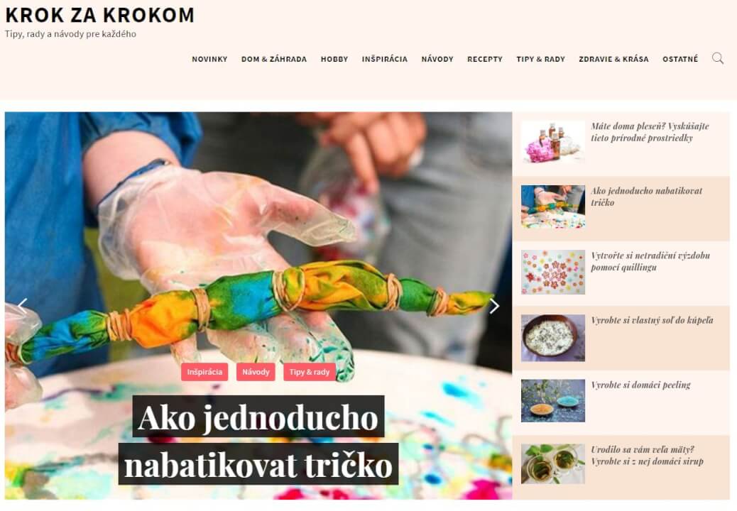 Publikace na Krokzakrokom.eu