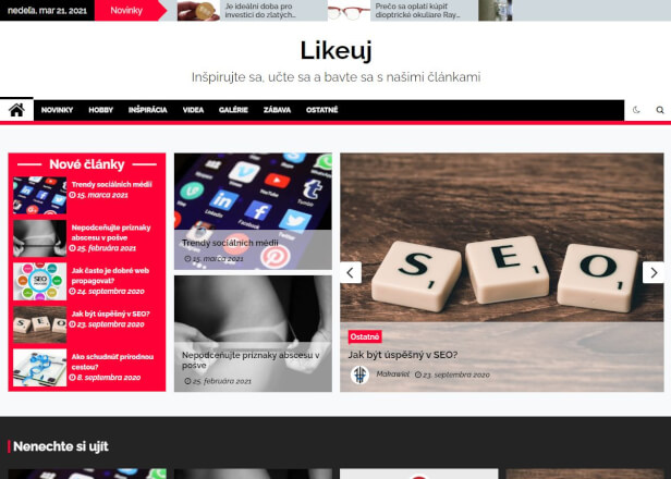 Publikace na Likeuj.sk