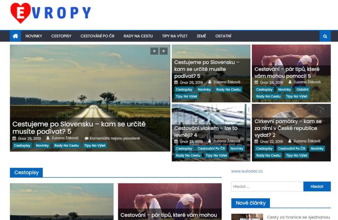 Publikace na Srdceevropy.eu