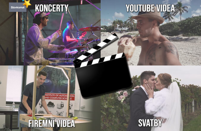 Sestříhám video youtube/z dovolené/svatební + barvy + hudba