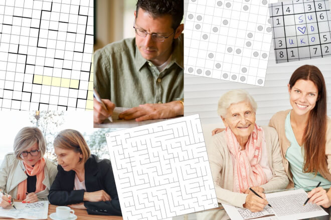 Vytvoření křížovek, osmisměrek, sudoku, rébusů, hlavolamů ..