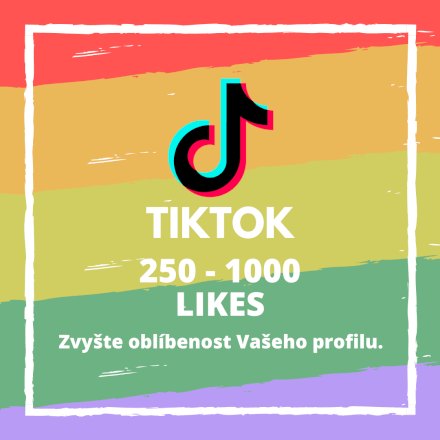 250 až 1000 likes na Vašem příspěvku na TikToku