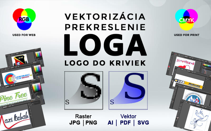 Vektorizace Loga & Překreslení do křivek
