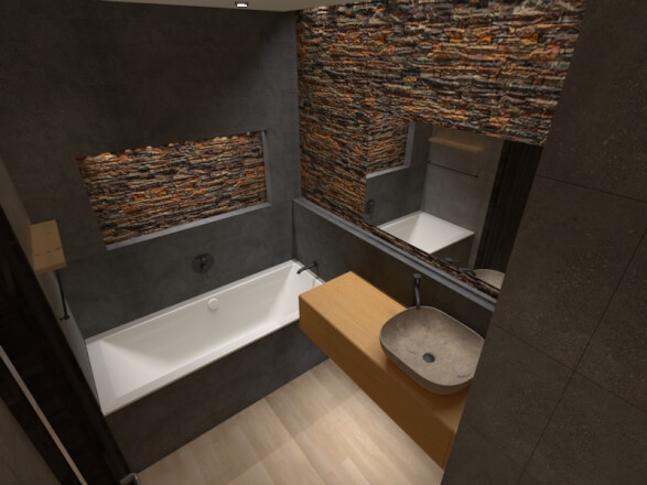 3D vizualizace koupelny